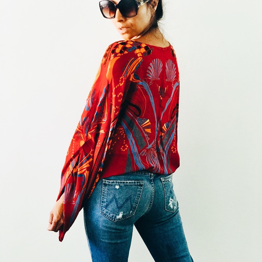 SOLD Free People Beneath the Sea top Size Small - Picture 5 of 9